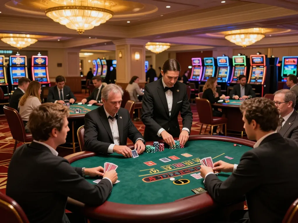 Experience high-stakes gameplay at Lc888 blackjack tables with players engaged in thrilling bets.