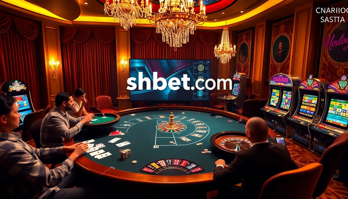 Experience thrilling gaming at shbet com with a vibrant casino floor filled with excitement.
