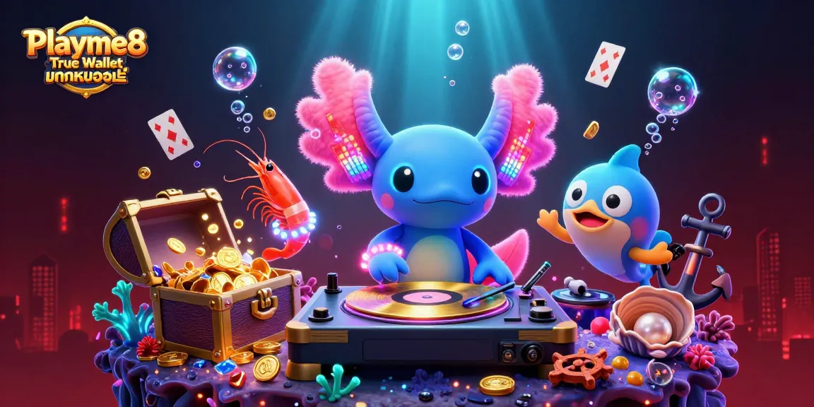 เล่นเกมที่ Playme8 True Wallet ฝากถอนออโต้ พร้อมภาพสุดตื่นตาตื่นใจจากคาสิโนใต้ท้องทะเล