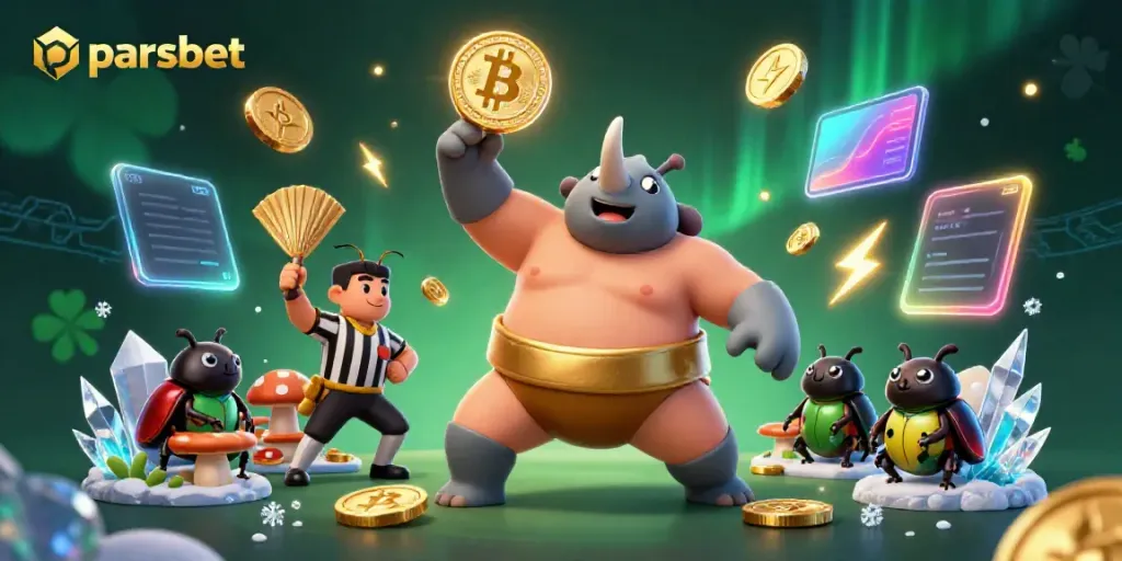 Parsbet'te 3D rhinoceros böceği şampiyonu, altın madalyonları uçururken heyecan dolu bir sahnede!