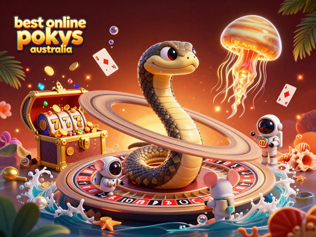 Engage with the best online pokies Australia scene featuring vibrant characters and gaming action.