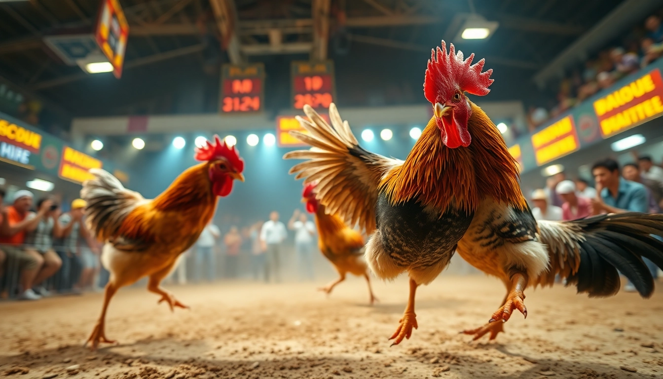Experience the excitement of dagatructiep 1 live cockfighting event with dynamic action and vibrant atmosphere.