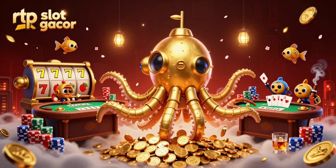 Experience thrilling gameplay with rtp slot gacor through a vibrant underwater casino scene.