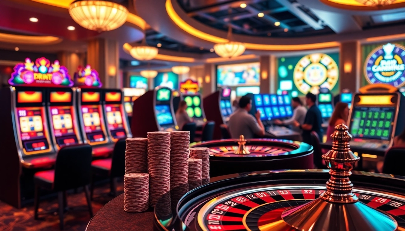 Experience thrilling casino action with NK 88 at elegant tables and vibrant slot machines.