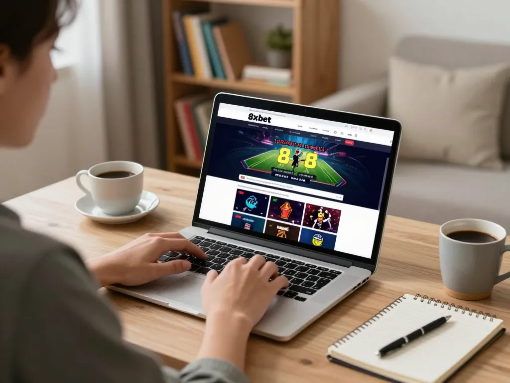 Engaging with 8xbet online platform for a thrilling at-home sports betting experience.