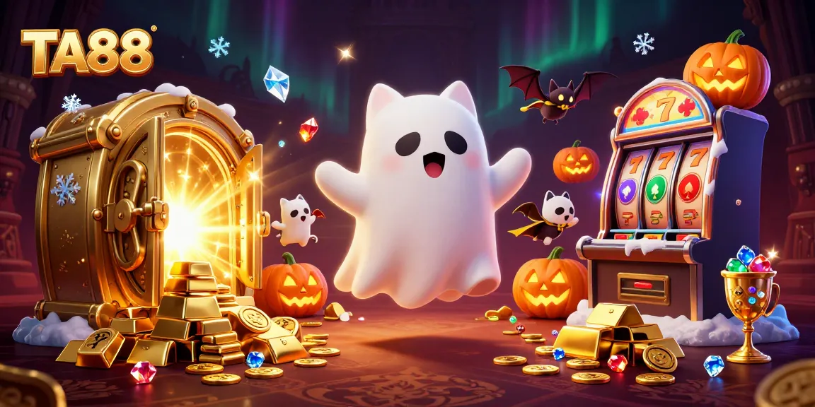 Engage in thrilling gameplay at TA88, featuring a ghost cat in a haunted casino rich with treasures.
