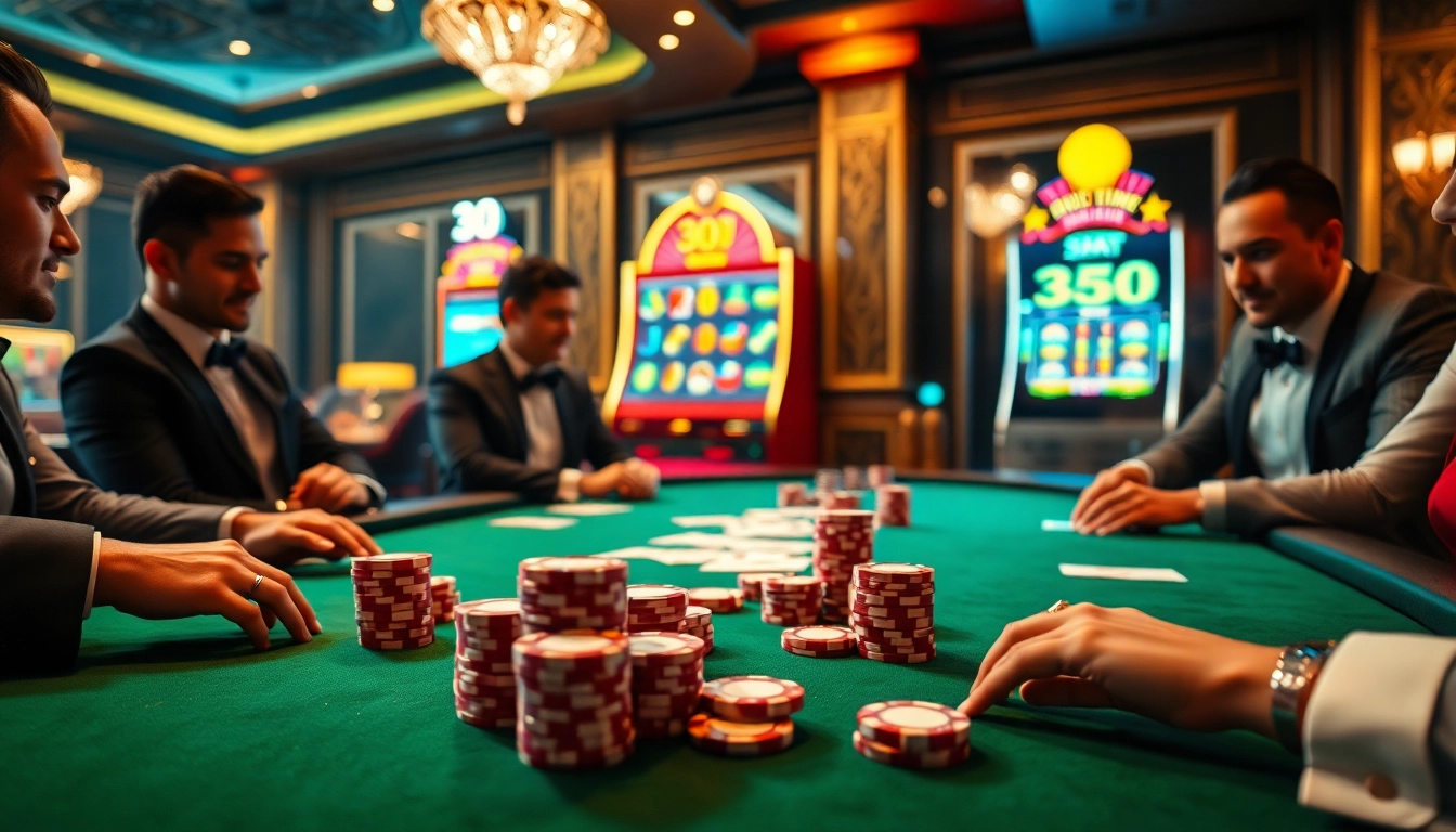 High-stakes poker scene featuring 3Dbet elements amidst luxury and excitement.
