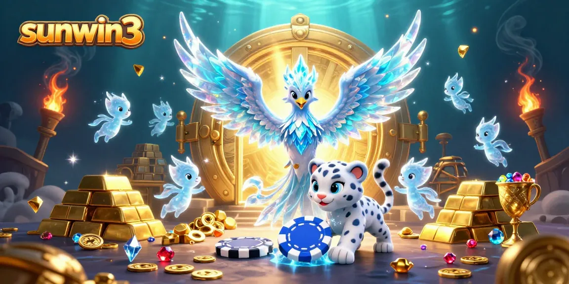 Spin the reels with sunwin3's dazzling 3D characters and treasure, adding excitement to gambling adventures.