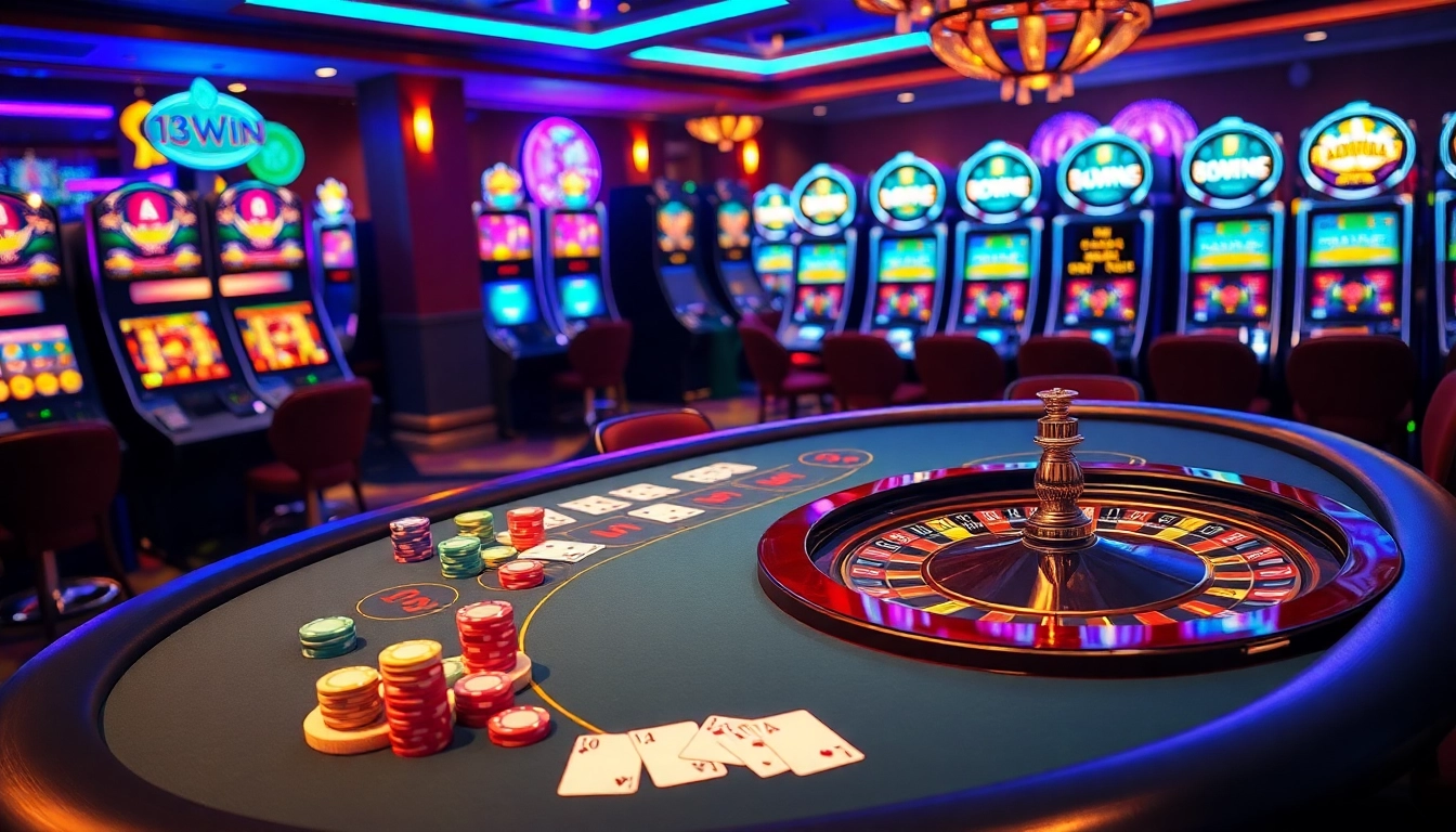 Win big at 13Win with exciting casino games and vibrant slot machines.