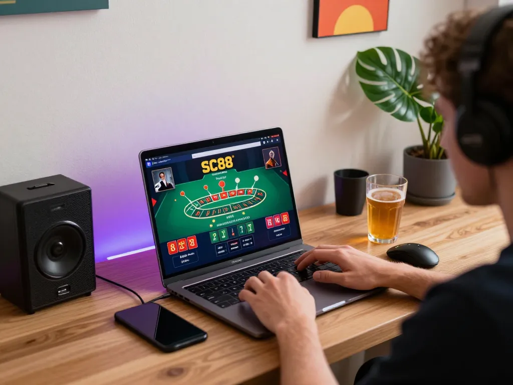 Engaging online gaming moment at SC88, showcasing dynamic blackjack gameplay