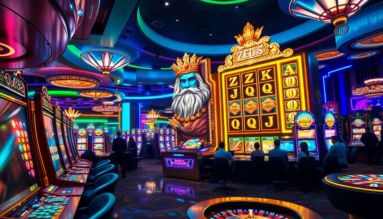 Putar gulungan kemenangan di slot Zeus, menikmati kemewahan suasana kasino yang hidup.