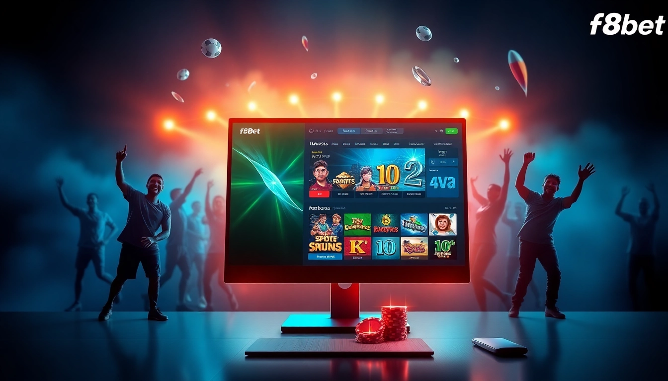 Discover the thrilling online betting world at f8bet.com, featuring dynamic games and a vibrant community atmosphere.