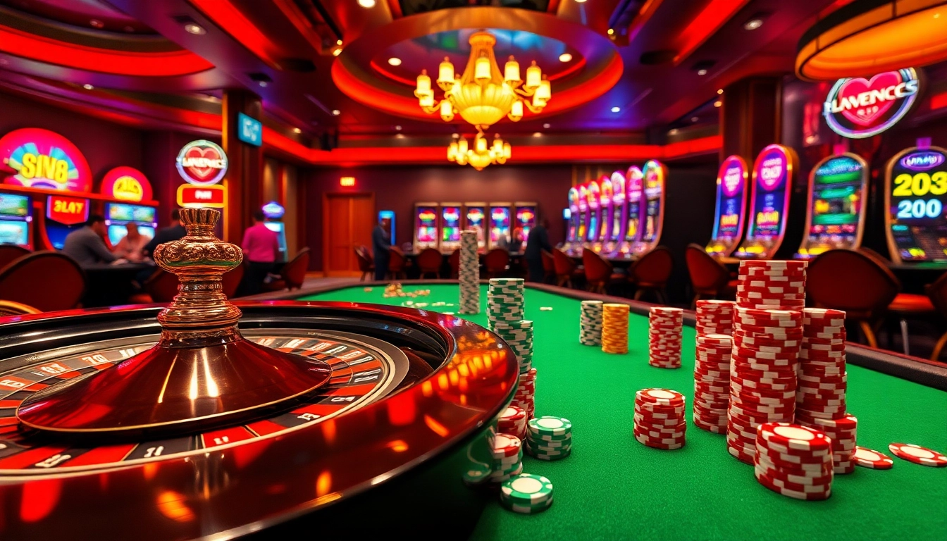 NK88 offers an exhilarating casino experience featuring vibrant slot machines and exciting gameplay.
