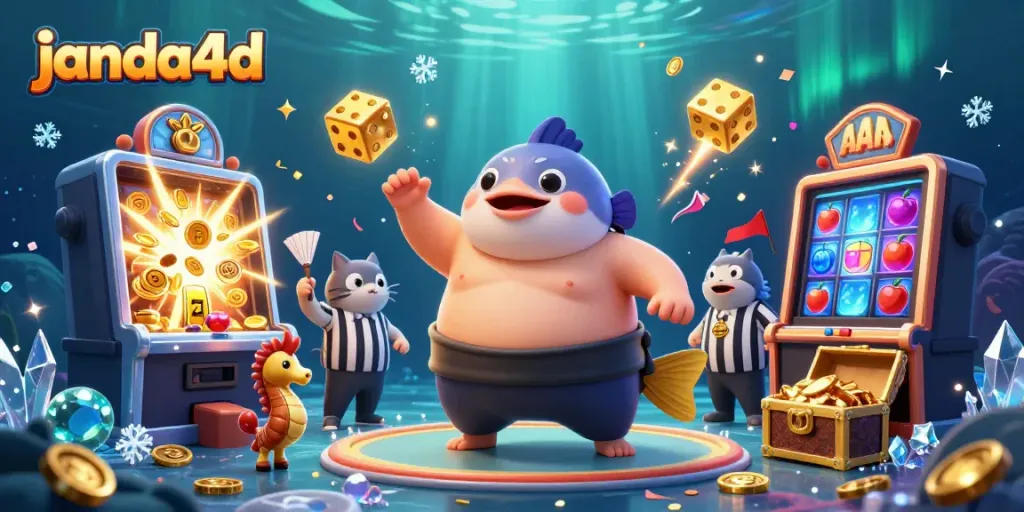 Permainan slot yang mengasyikkan di Janda4d dengan berbagai simbol dan jackpot yang meledak.