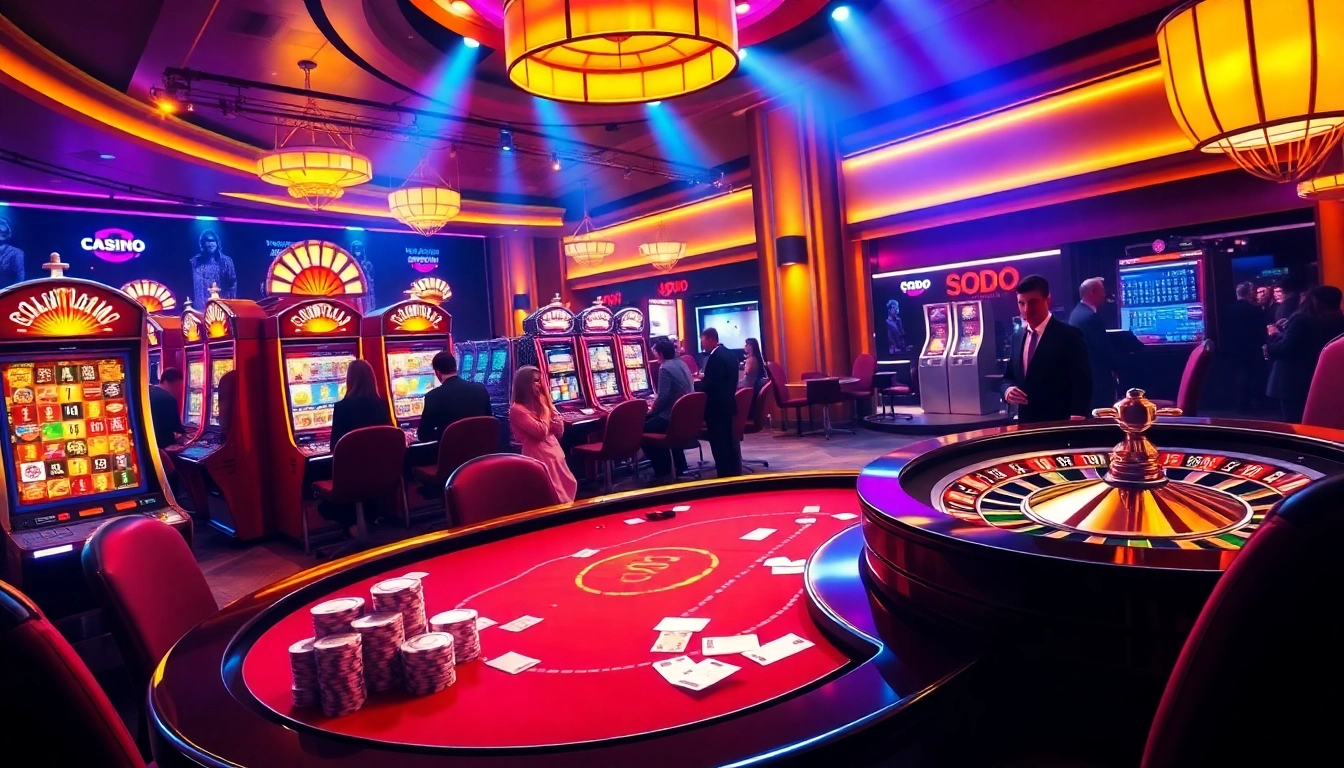 Experience the excitement of SODO Casino with vibrant gaming action and stunning visuals.
