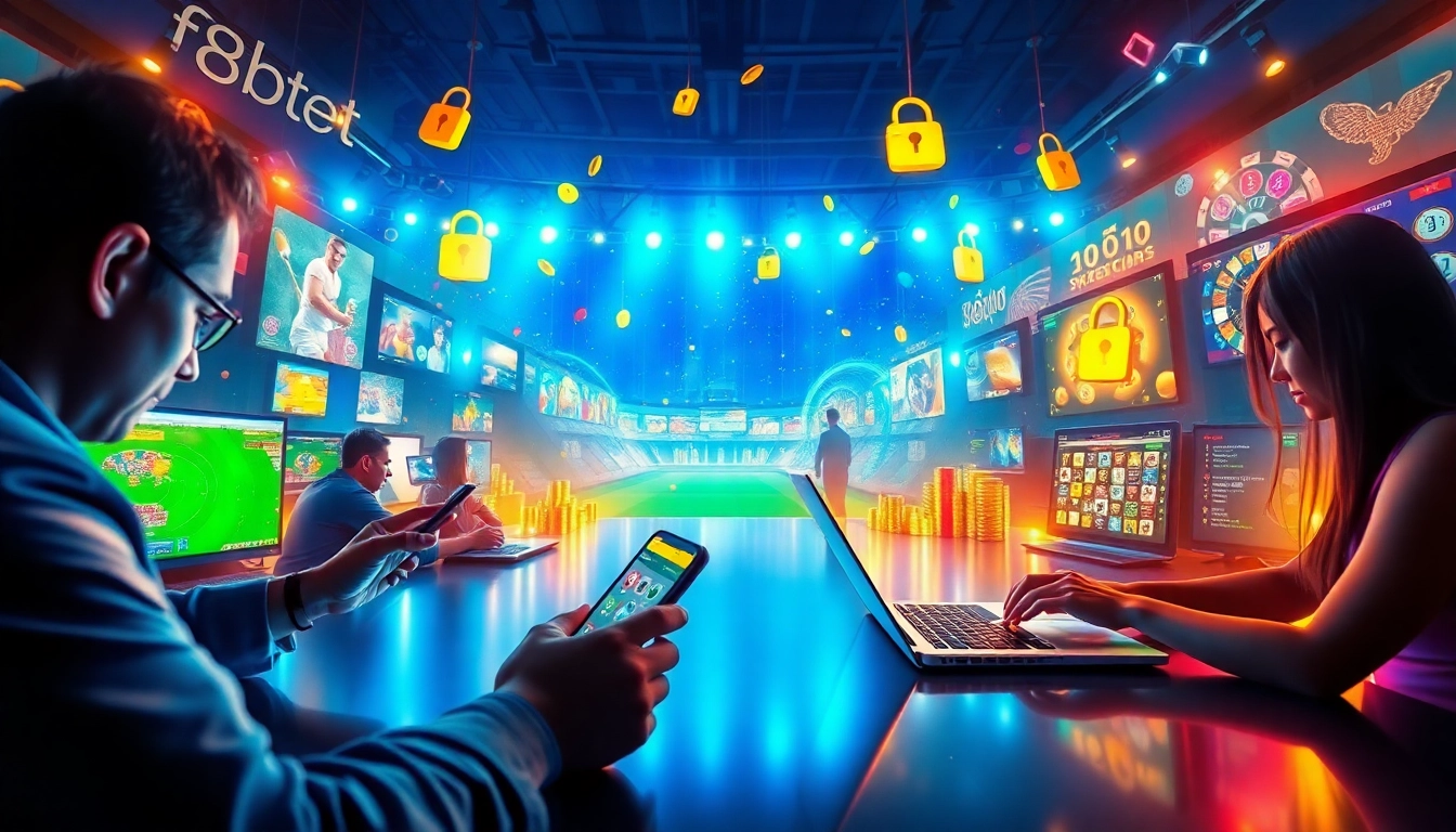 Engaging gaming experience on f8bet.com showcasing vibrant interfaces and secure platforms.
