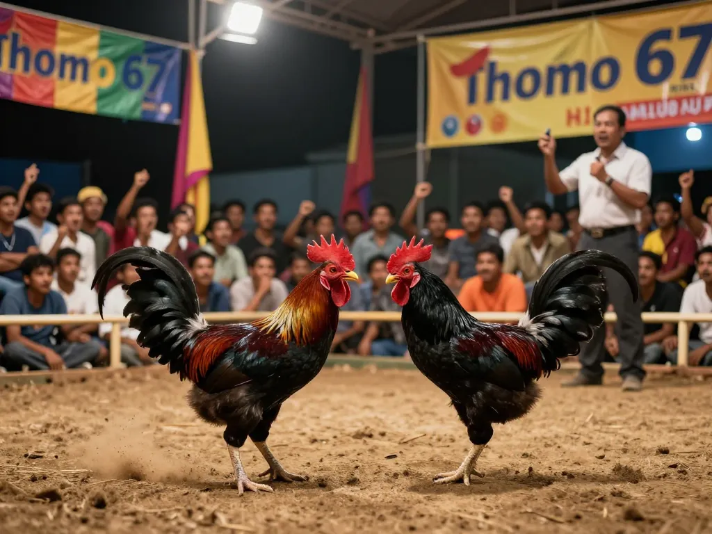 Experience the thrill of đá gà thomo 67 live, with intense action and passionate fans.