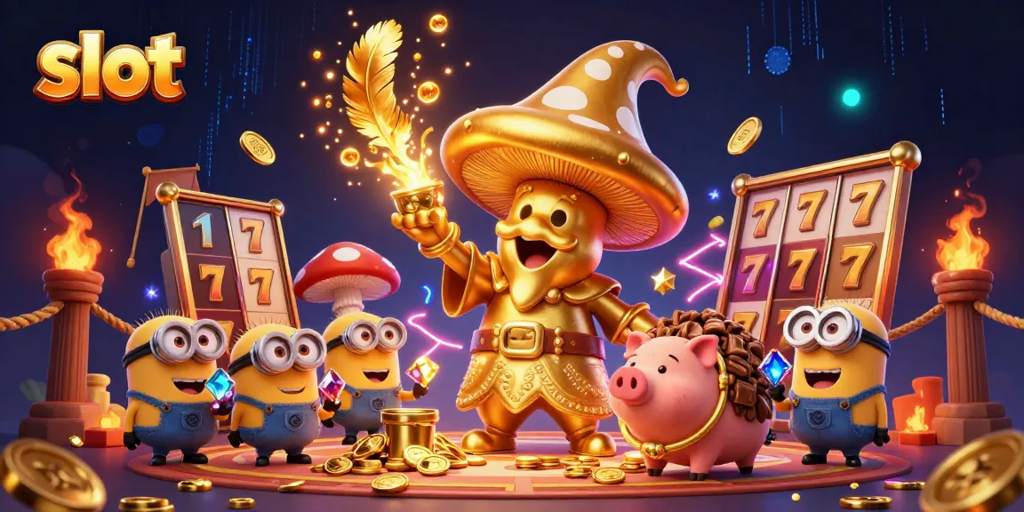 Spin and win with slot machines in an enchanting casino atmosphere filled with magic.
