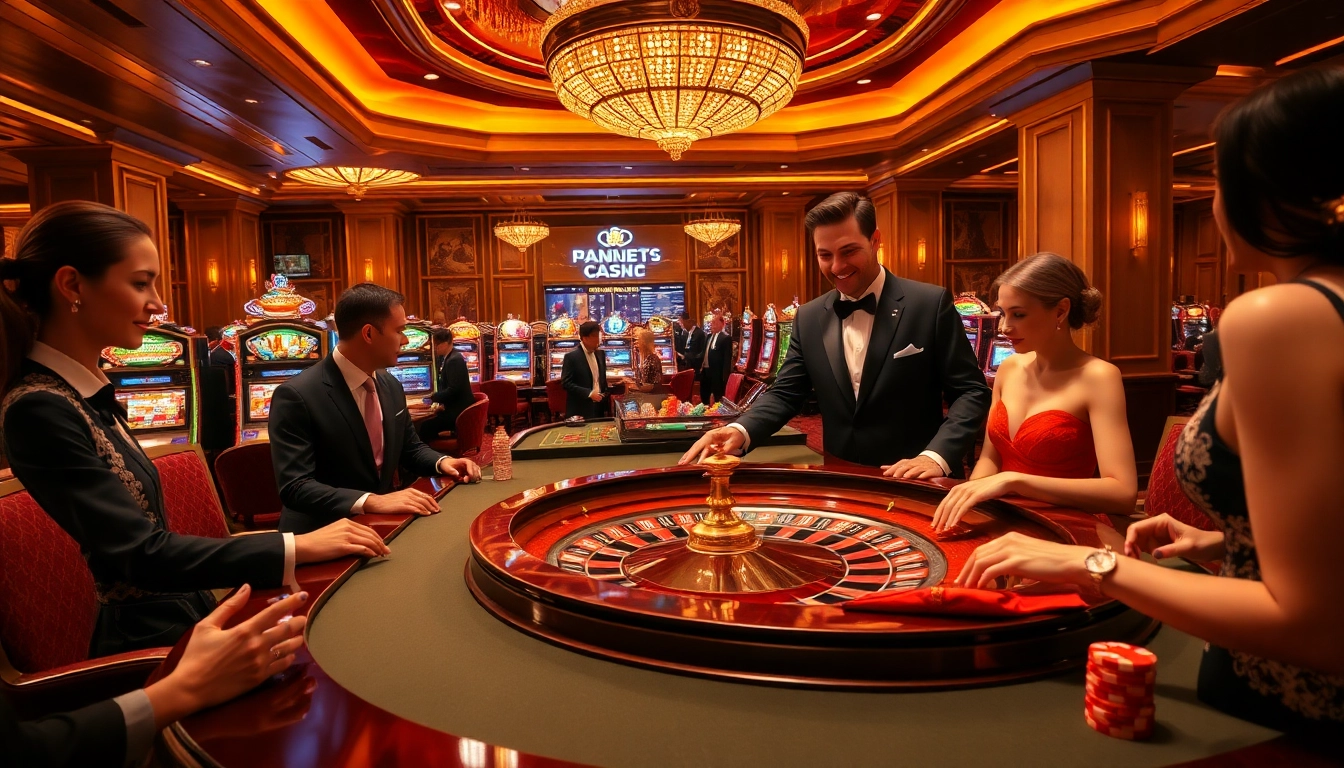 Players enjoy a thrilling game at the roulette table featuring https://pxjthailand.org/ as a premium online casino experience.