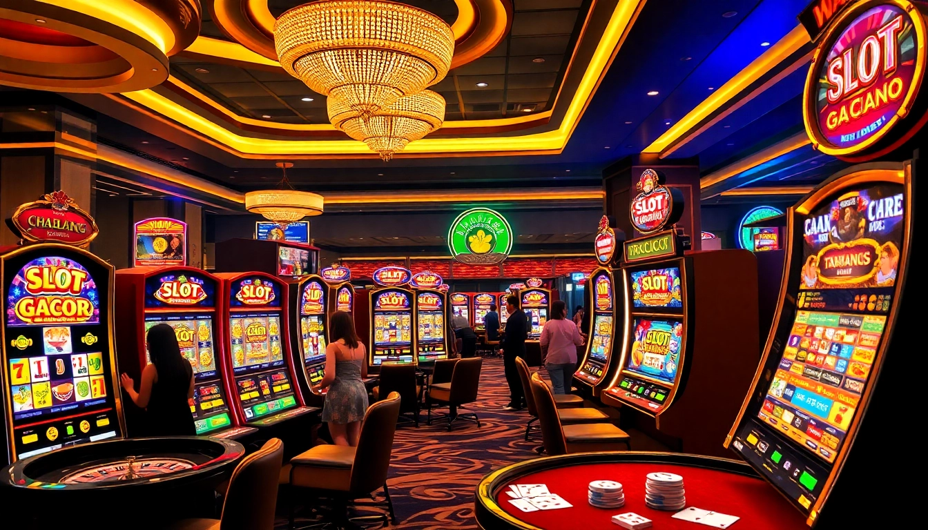 Rasakan sensasi slot gacor gampang menang dengan mesin slot kasino yang menarik.