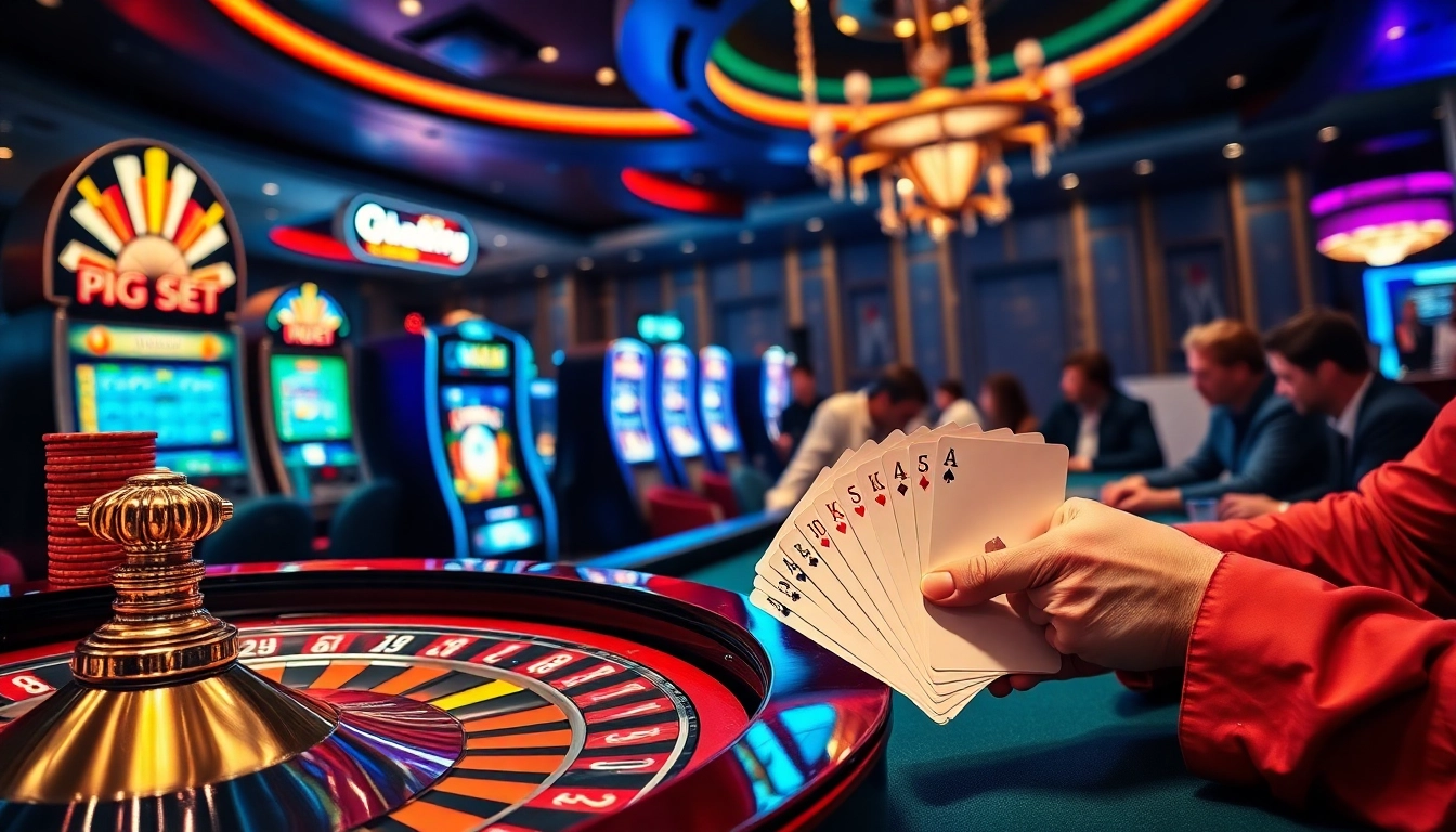 Engaging players at a casino with LEGO138 slot excitement during a thrilling game session.