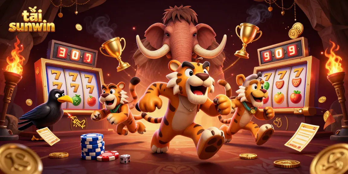 Experience thrilling moments as you tải sunwin with slots, cavemen, and a majestic casino atmosphere.