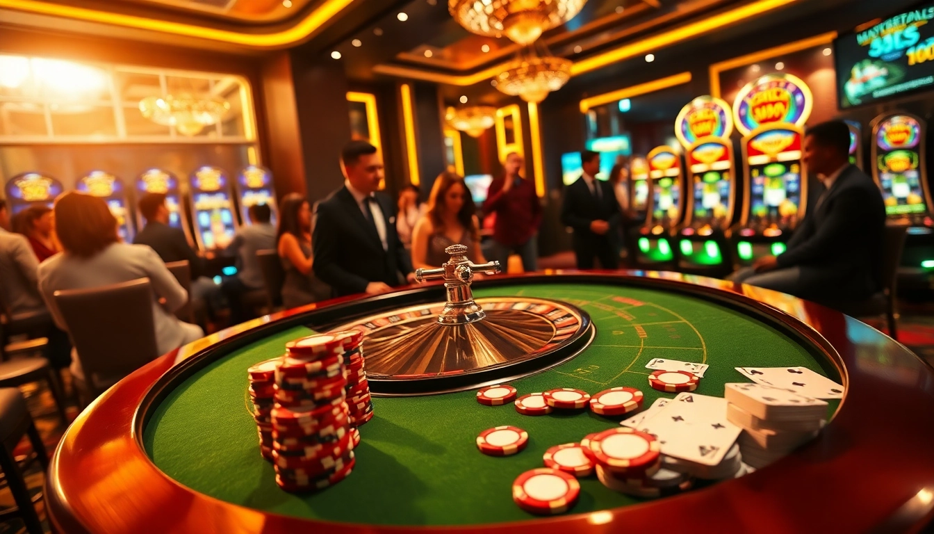 Co88 players enjoying a luxurious roulette experience in an upscale casino.