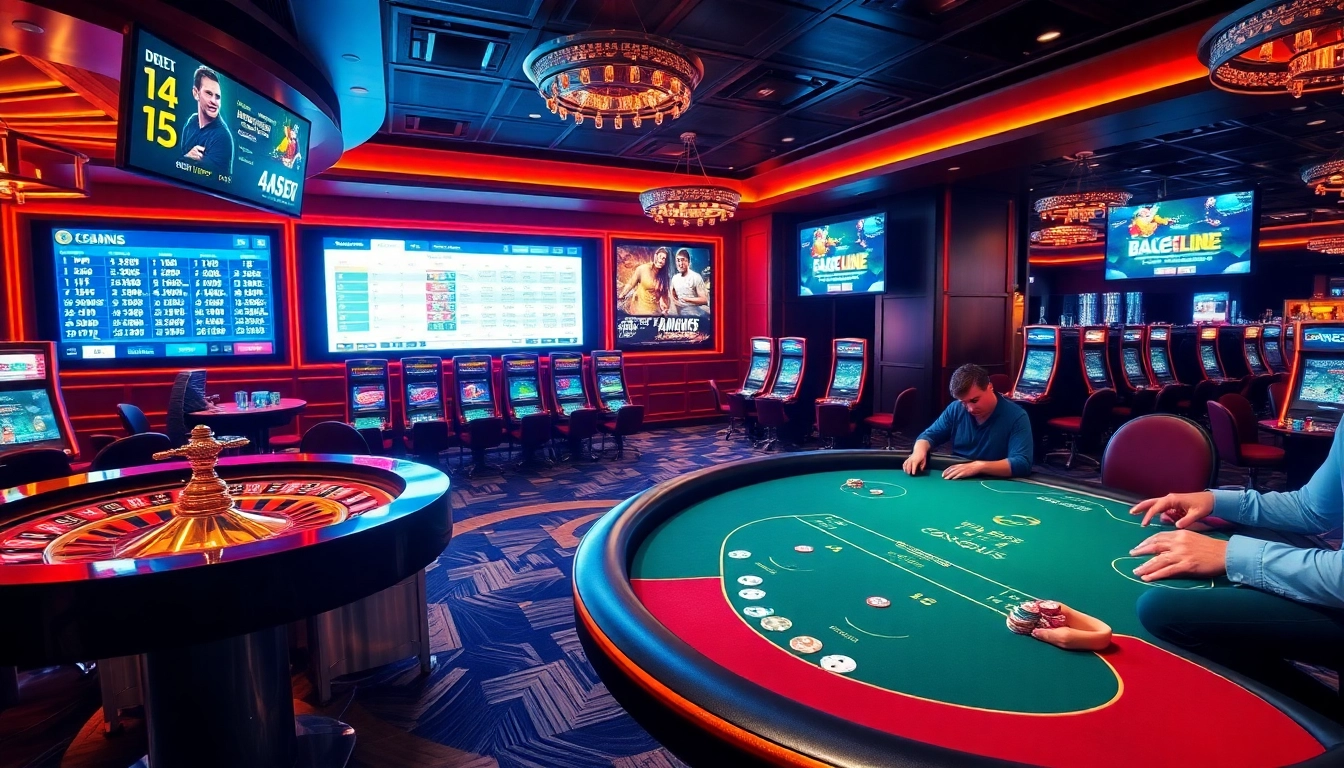 Experience the excitement of 99ok with vibrant casino gaming and engaging betting tables.