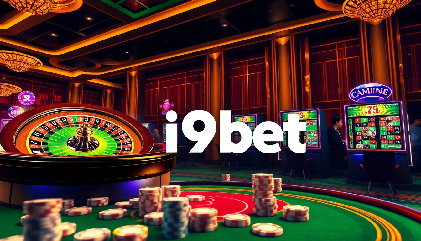 Experience the thrill of betting at i9bet's vibrant online casino.