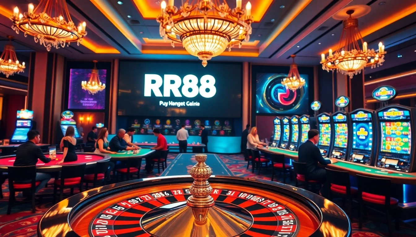 Experience excitement at https://rr88k1.com/ with players enjoying roulette and high-stakes poker.