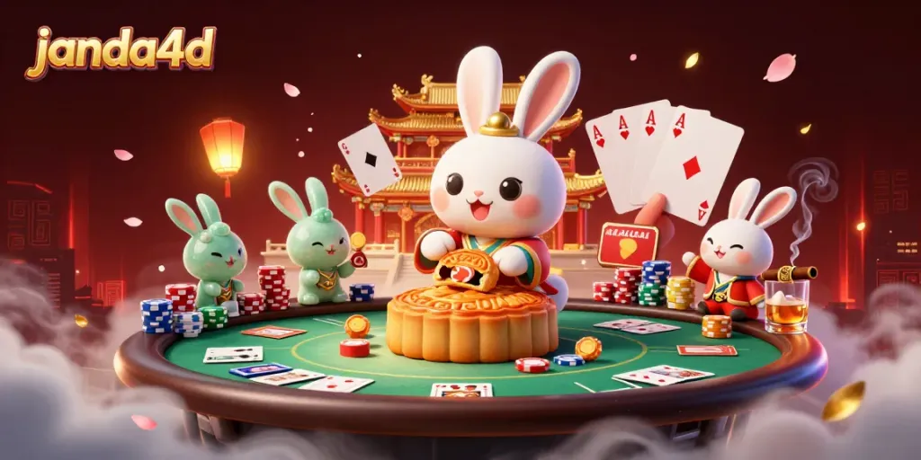 JANDA4D menawarkan pengalaman perjudian dalam ilustrasi tiga dimensi dengan bulan dan karakter unik.