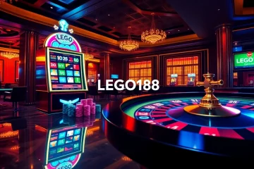 Players enjoying a thrilling slot game at LEGO138 casino, surrounded by colorful chips.