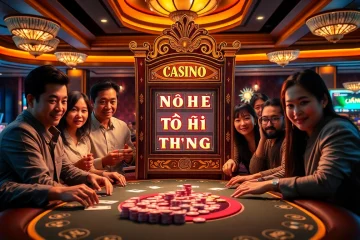 Nổ Hũ Đổi Thưởng slot machine attracts players with exciting jackpots and vibrant colors.